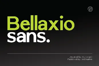 Bellaxio Sans font