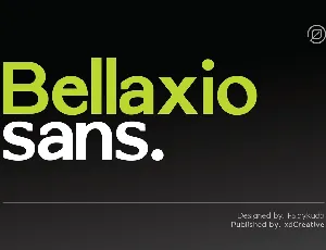 Bellaxio Sans font