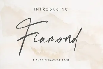 Fiamond font