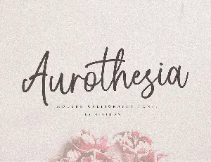 Aurothesia Demo font