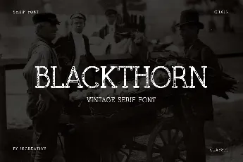 Blackthorn font