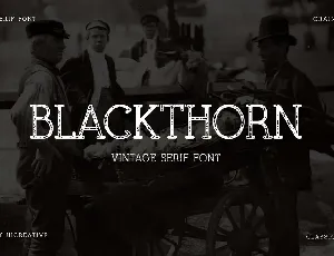 Blackthorn font