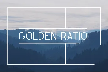 Golden Ratio Demo font