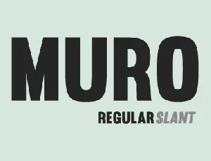 Muro font