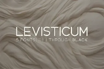 Levisticum font