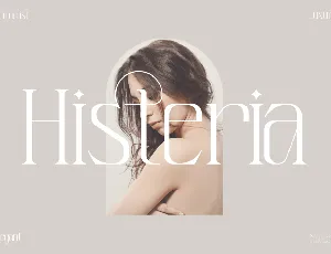 Histeria Serif font