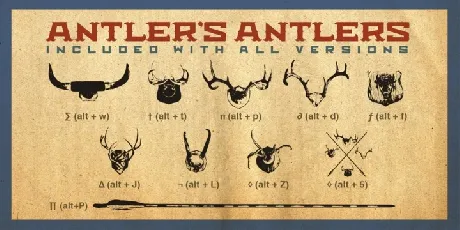 Antler Family font