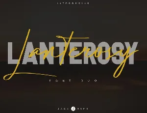 Lanterosy font