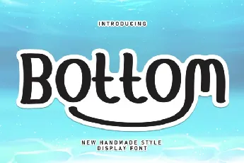 Bottom Display font