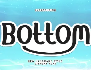 Bottom Display font