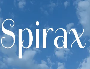 Spirax font