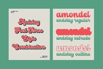 Andstay FREE font