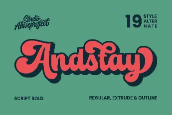 Andstay FREE font