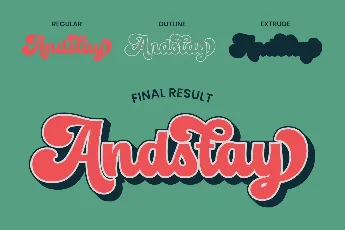 Andstay FREE font