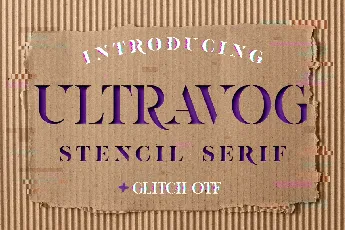 Ultravog font