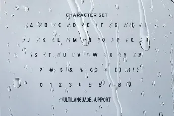 Hailstone Demo font