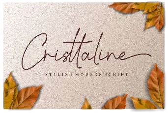 Cristtaline font