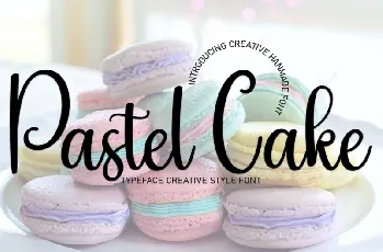 Pastel Cake Script Typeface font