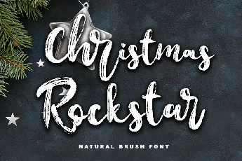 Christmas Rockstar - Personal u font