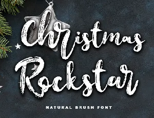 Christmas Rockstar - Personal u font