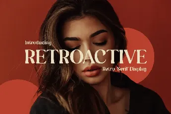 RETROACTIVE font