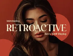 RETROACTIVE font