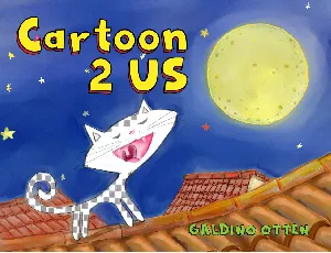 Cartoon 2 US font