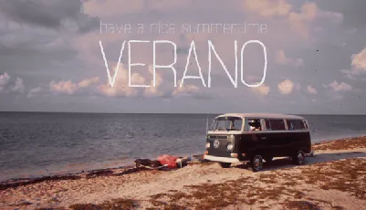 Verano font