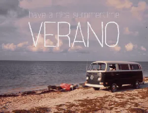 Verano font