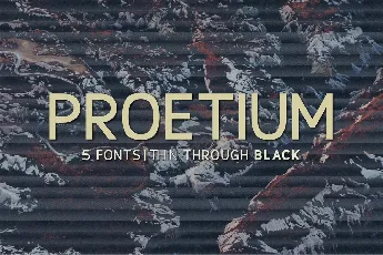 Proetium font