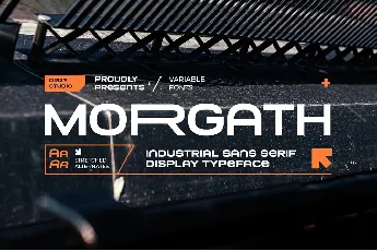 Morgath font