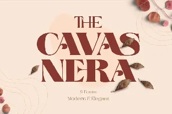 Cavas Nera font