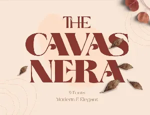 Cavas Nera font