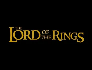 The Lord of the Rings font