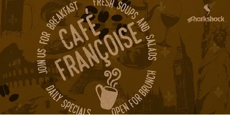 Cafe Francoise font