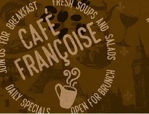 Cafe Francoise font