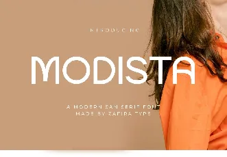 Modista font