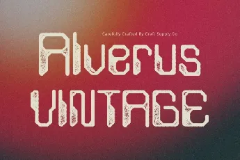 Alverus Vintage font