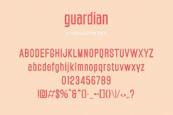 Guardian font