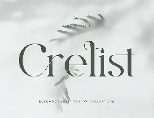 Crelist font