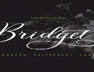 Bridget Script font