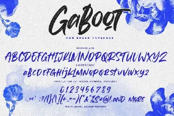 Gaboot font