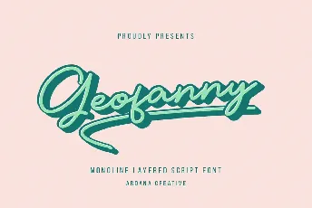 Geofanny font