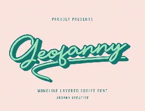 Geofanny font