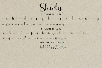 Slowly font