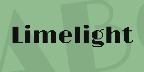 Limelight font