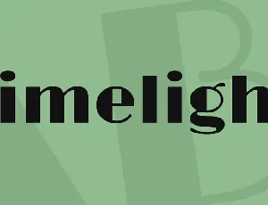 Limelight font