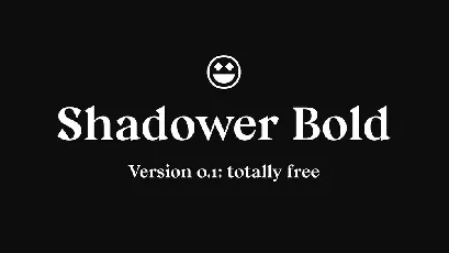 Shadower font