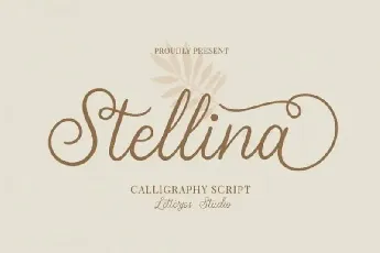 Stellina Calligraphy font