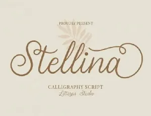 Stellina Calligraphy font